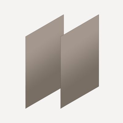 Robern VM2SKH4D21 Cartesian & Profiles Side Kit, 30" H x 21" D - side view