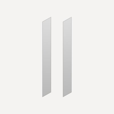 Robern MSMK30D4P Cabinet Side Kits, 4" x 30" x 2/25", Surface-Mount, for AiO, M Series, Profiles, Vitality and Main Line...