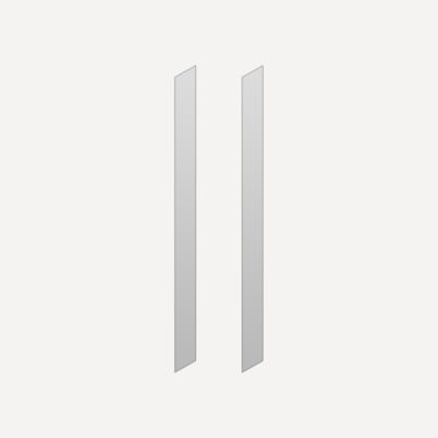 Robern P2SMKIT48D6P Cabinet Side Kits, 6" x 48" x 2/25", Surface-Mount, for M Series Reserve Cabinets - side view