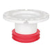 Sioux Chief 886-GP PushTite 886 Series Push-In Closet Flange, 4 in ID, 7 in OD, 4 in Pipe, 3-7/8 in L, ABS