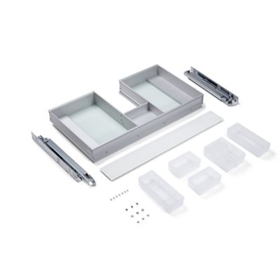 Robern VADRAWER30P Cartesian Drawer Insert, 28-3/16" x 3-3/4" x 15-3/8", Plumbing Drawer, Use in 30" Drawer