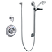 Delta Commercial T13H: Universal Dual Shower Trim, Diverter, Hand Shower, and Grab Bar