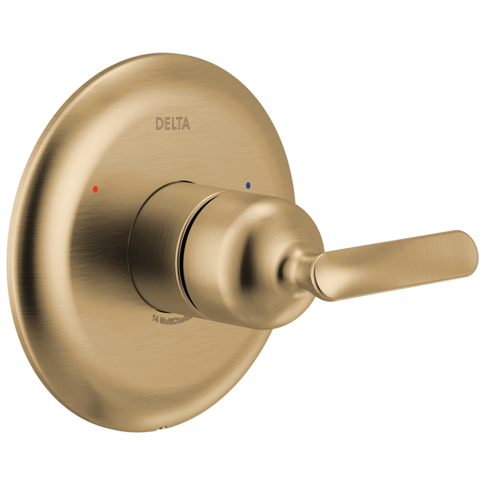 Delta Bonacci T14045 14 Series Valve Only Trim - Lumicoat Champagne Bronze