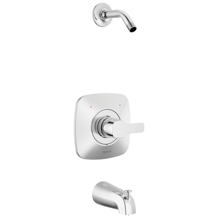 Delta Modern T144339 Monitor 14 Series Tub & Shower Trim - Less Head - Chrome