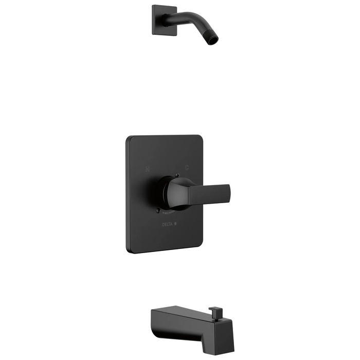 Delta Velum T14437 Monitor 14 Series Tub & Shower - Less Head - Matte Black