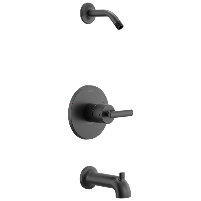 Delta Altado T14442 Monitor 14 Series Tub & Shower Trim - Less Head - Matte Black