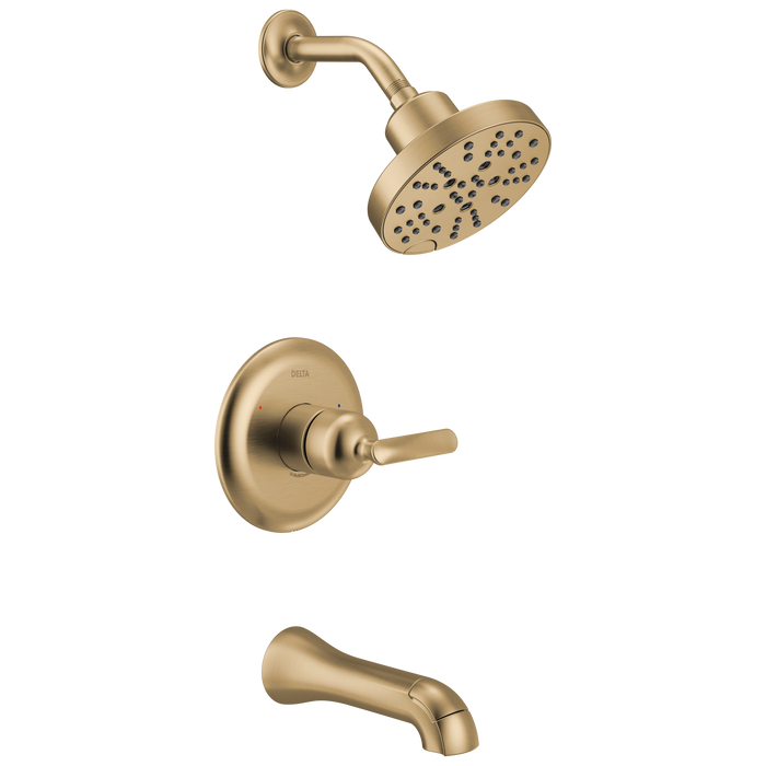 Delta Bonacci T14445 14 Series Tub Shower Trim - Lumicoat Champagne Bronze