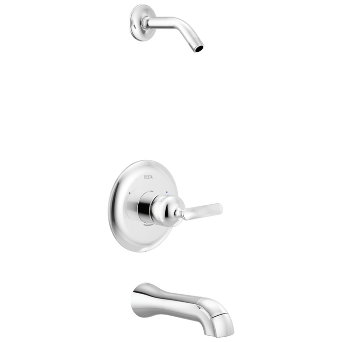 Delta Bonacci T14445 14 Series Tub Shower Trim - Less Head - Lumicoat Chrome