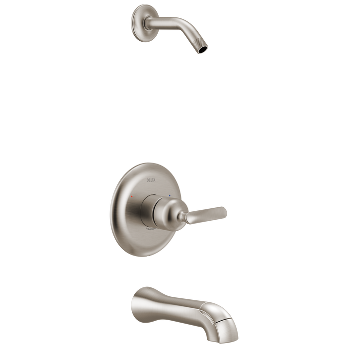 Delta Bonacci T14445 14 Series Tub Shower Trim - Less Head - Lumicoat Stainless