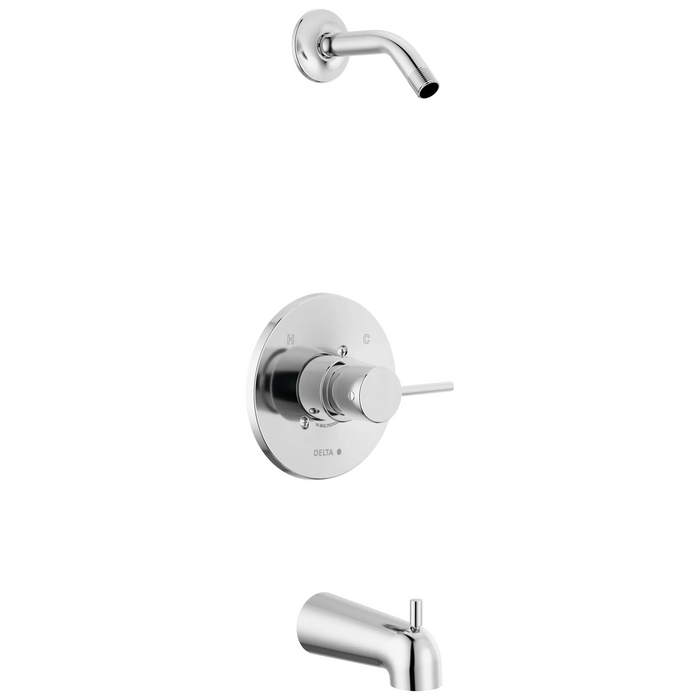 Delta Modern T14459 Monitor 14 Series Tub & Shower Trim - Less Head - Chrome