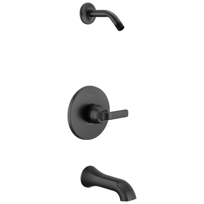 Delta Lineax T14462 Monitor 14 Series Tub & Shower Trim Less Head - Matte Black
