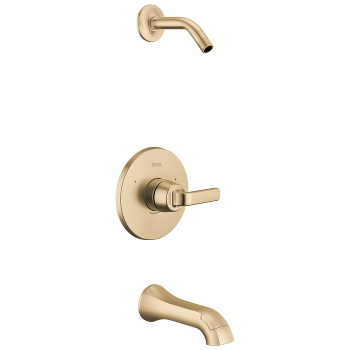 Delta Lineax T14462 Monitor 14 Series Tub & Shower Trim Less Head - Champagne Bronze