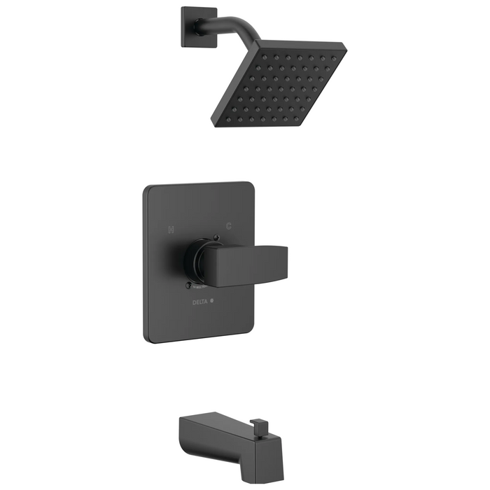 Delta Modern T14467 Monitor 14 Series Tub & Shower Trim - Matte Black