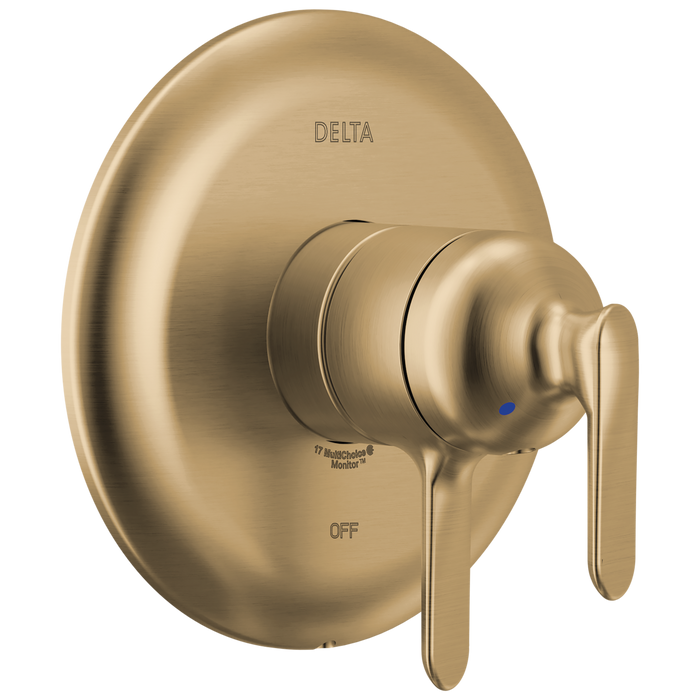 Delta Bonacci T17045 17 Series Valve Only Trim - Lumicoat Champagne Bronze