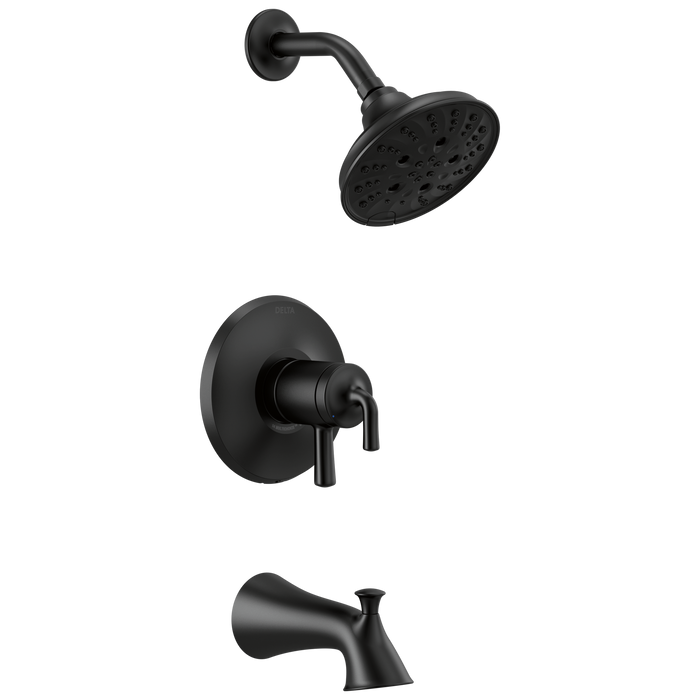 Delta Kayra T17433 Monitor 17 Series Tub and Shower Trim - Matte Black