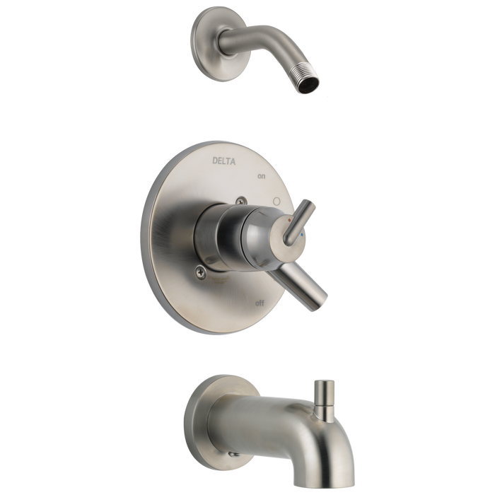 Delta T17459-LHD Trinsic Monitor 17 Series Tub and Shower Trim - Less Shower Head