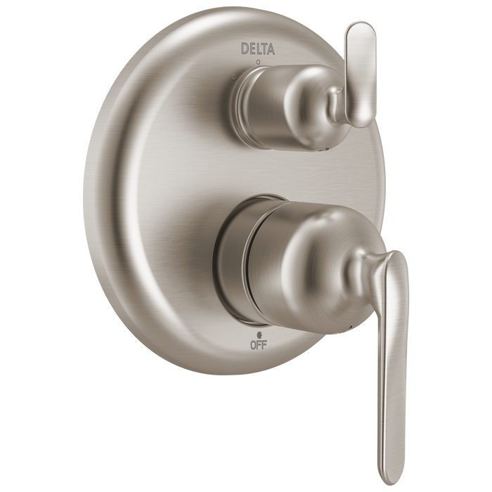 Delta Bonacci T24845 14 Series 3-Setting Integrated Diverter Trim - Lumicoat Stainless