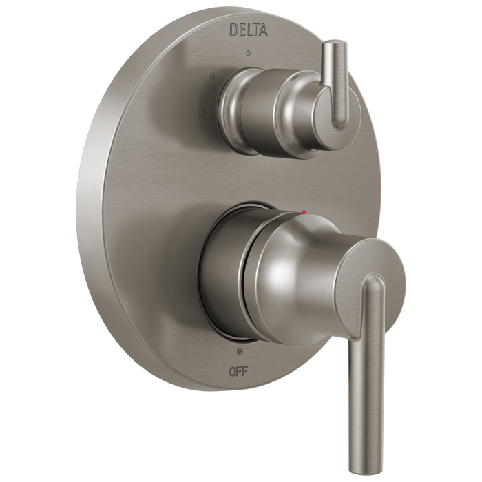 Delta T24859 Trinsic Contemporary Two Handle Monitor 14 Series Valve Trim with 3-Setting Integrated Diverter