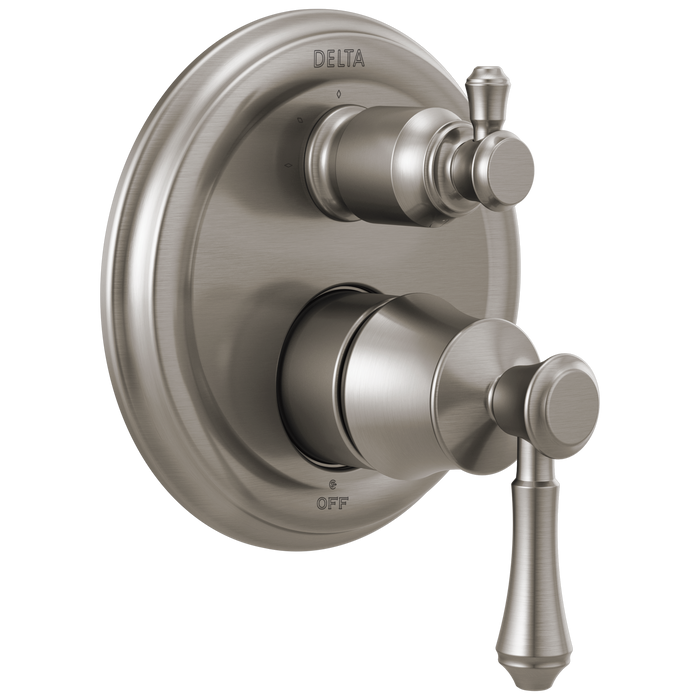 Delta T24897 Cassidy Traditional 2-handle Monitor 14 Series Valve Trim with 3-Setting Integrated Diverter
