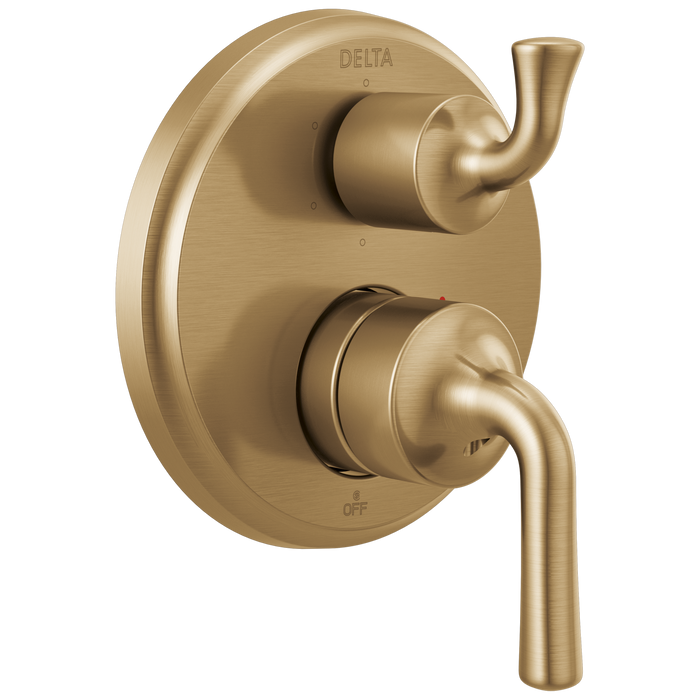 Two-Handle Monitor 14 Series Valve Trim with 6-Setting Integrated Diverter
