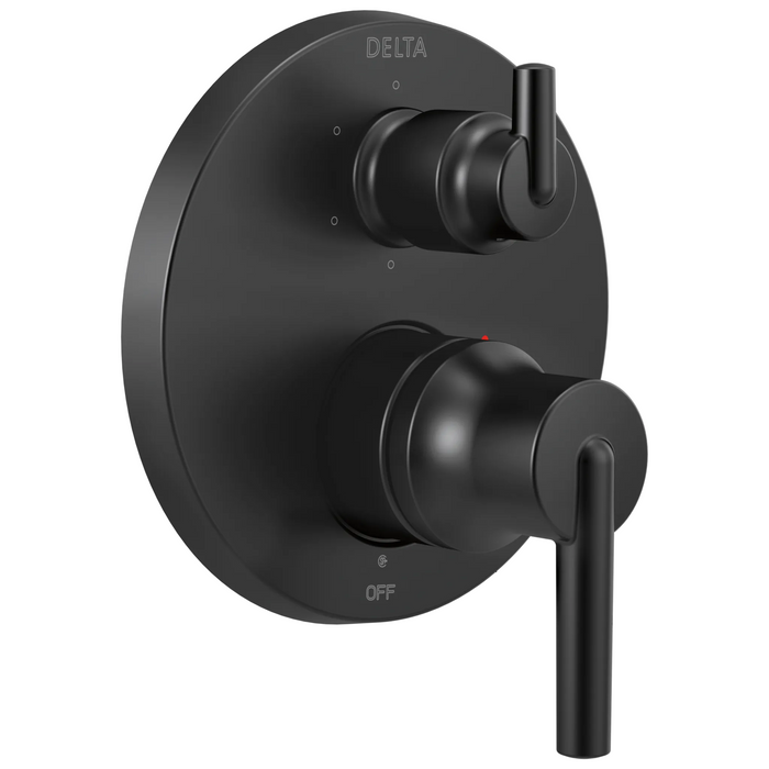 Contemporary Monitor 14 Series Valve Trim with 6-Setting Integrated Diverter