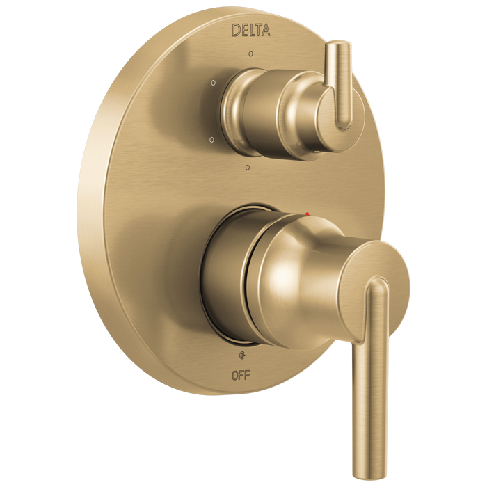 Contemporary Monitor 14 Series Valve Trim with 6-Setting Integrated Diverter