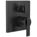 Delta Delta Ara: Angular Modern Monitor 14 Series Valve Trim with 6-Setting Integrated Diverter
