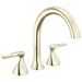 Delta Bonacci T2745 Three Hole Roman Tub Trim - Lumicoat Polished Nickel