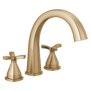 Delta Stryke: Three Hole Roman Tub Trim