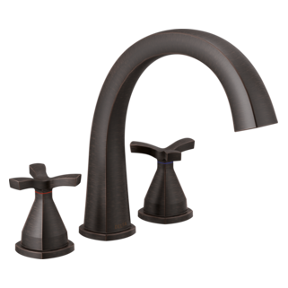 Delta Stryke: Three Hole Roman Tub Trim