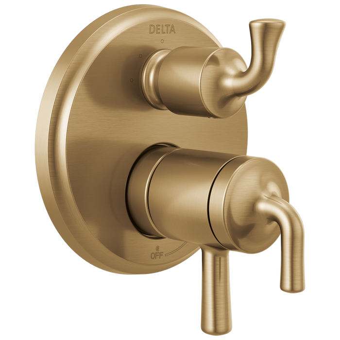 Two-Handle Monitor 17 Series Valve Trim with 3 Or 6-Setting Diverter