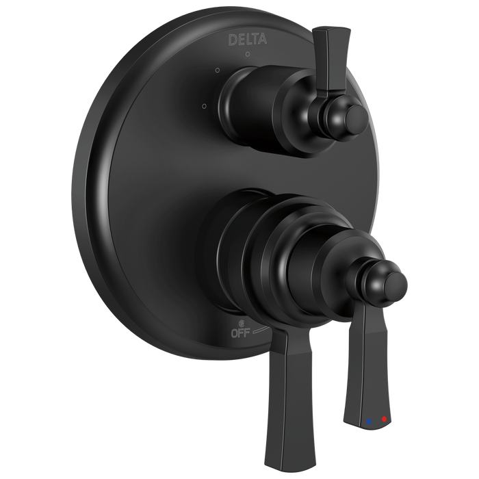 Delta Delta Dorval™: Traditional 2-Handle Monitor 17 Series Valve Trim with 3 Setting Diverter