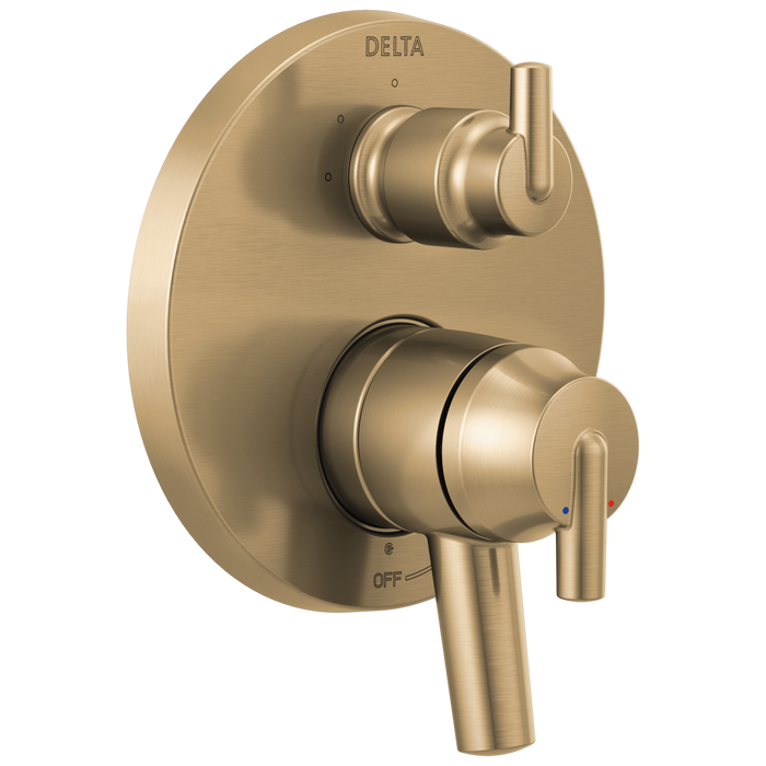 Delta Delta Trinsic: Contemporary Monitor 17 Series Valve Trim with 3-Setting Integrated Diverter