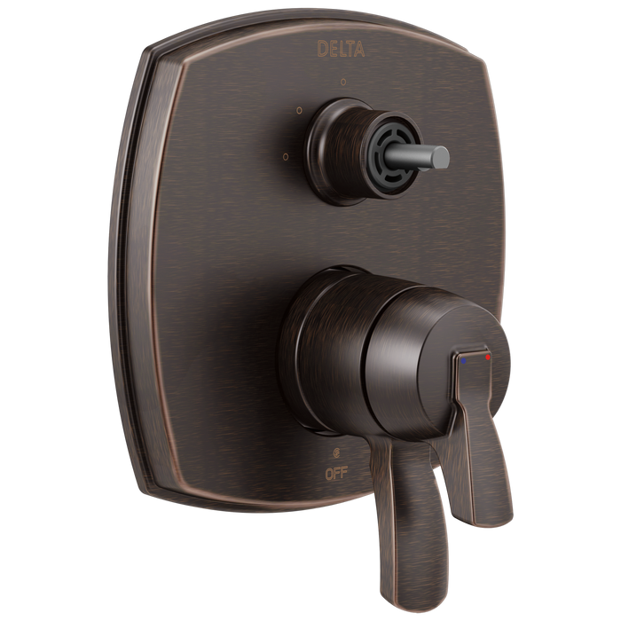 Delta Stryke: 17 Series Integrated Diverter Trim with Three Function Diverter Less Diverter Handle