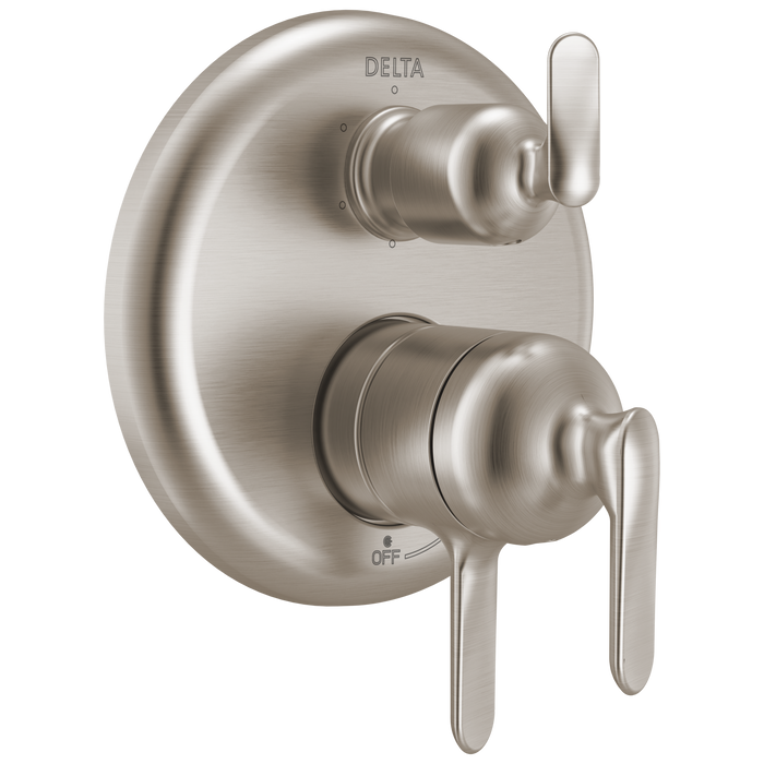 Delta Bonacci T27945 17 Series 6-Setting Integrated Diverter Trim - Lumicoat Stainless