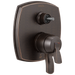 Delta Delta Stryke: 17 Series Integrated Diverter Trim with Six Function Diverter Less Diverter Handle