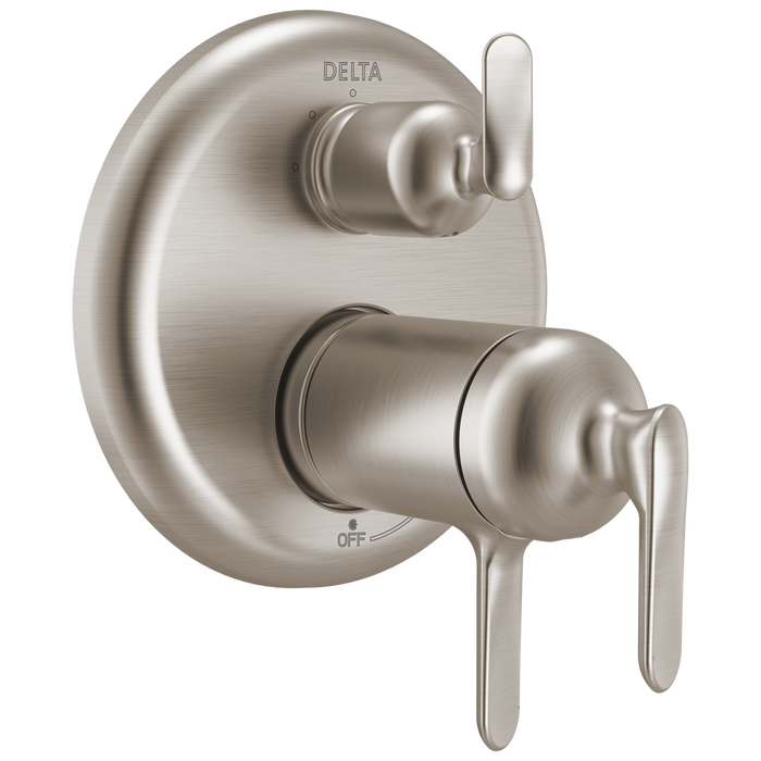 Delta Bonacci T27T845 17T Series 3-Setting Integrated Diverter Trim - Lumicoat Stainless