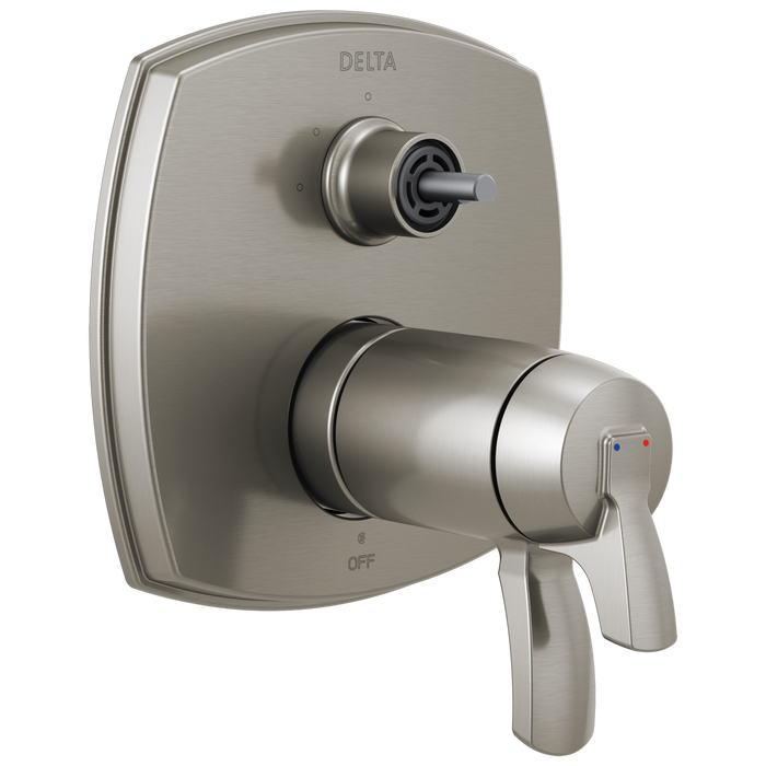 Delta T27T876-LHP Stryke 17 Thermostatic Integrated Diverter Trim with Less Diverter Handle