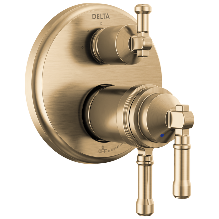 Delta Broderick: 17T Series Integrated Diverter Trim 3-Setting