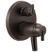Delta T27T959 Trinsic Contemporary Two Handle Tempassure 17T Series Valve Trim with 6-Setting Integrated Diverter