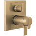 Delta Delta Ara: Angular Modern TempAssure 17T Series Valve Trim with 6-Setting Integrated Diverter