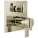 Delta Delta Ara: Angular Modern TempAssure 17T Series Valve Trim with 6-Setting Integrated Diverter
