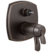 Delta Delta Stryke: 17 Thermostatic Integrated Diverter Trim with Six Function Diverter Less Diverter Handle