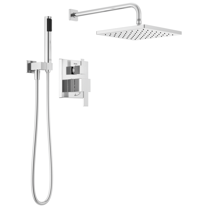Delta Modern T342701 Monitor 14 Series Shower with Raincan & Hand Shower - Chrome