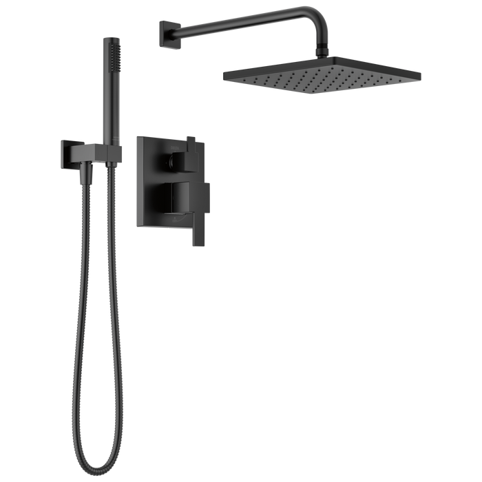 Delta Modern T342701 Monitor 14 Series Shower with Raincan & Hand Shower - Matte Black