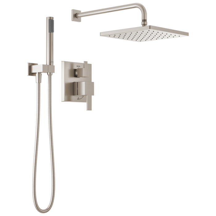Delta Modern T342701 Monitor 14 Series Shower with Raincan & Hand Shower - Spotshield Brushed Nickel