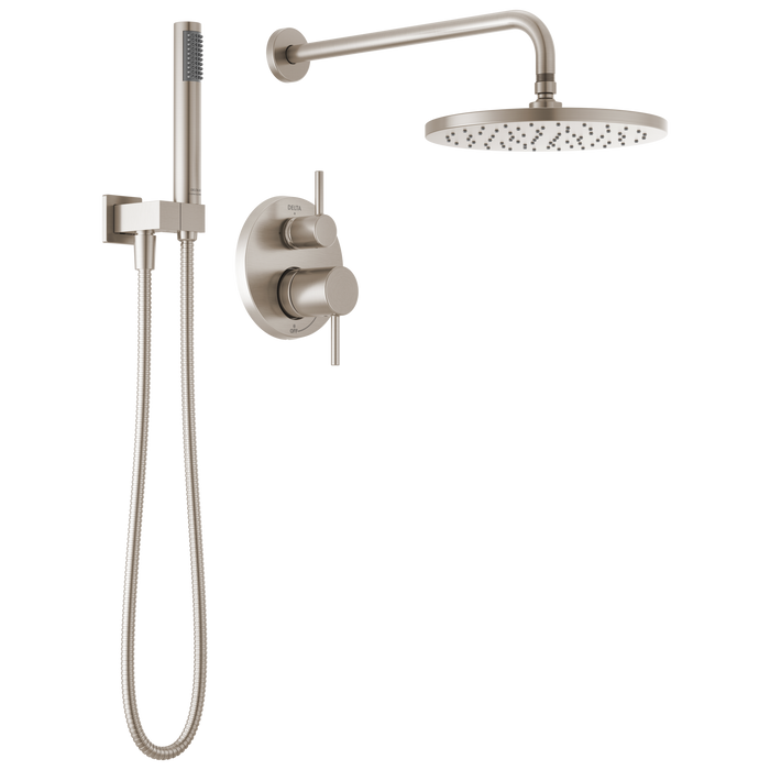 Delta Modern T342702 Monitor 14 Series Shower with Raincan & Hand Shower - Spotshield Brushed Nickel