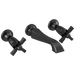 Delta Delta Dorval™: Two Handle Wall Mount Bathroom Faucet Trim Only