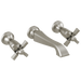 Delta Delta Dorval™: Two Handle Wall Mount Bathroom Faucet Trim Only