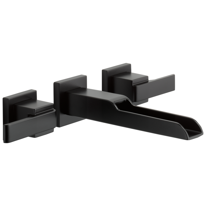Delta T3568LF Ara Two Handle Wall Mount Channel Lavatory Faucet Trim